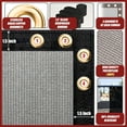 thumbnail image 5 of Amgo Custom Made 4' x 64' Grey Fence Privacy Screen Windscreen with Bindings & Grommets, Heavy Duty for Commercial and Residential, 90% Blockage, Cable Zip Ties Included (We Customize), 5 of 9