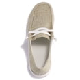 thumbnail image 5 of Rotosw Mens Flats Slip On Loafers Comfort Sneakers Casual Canvas Shoes Khaki 8, 5 of 5