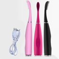 thumbnail image 2 of Usb Recharable Silic Sonic Toothbrush Electric Care Dental Teeth Deep Cleaning Tooth Brush 20#814, 2 of 5