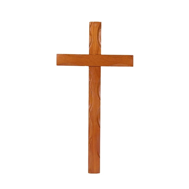 Cruces de madera antiguas, crucifijo católico, colección de figuritas cruzadas cristianas religiosas, regalos para el hogar, adorno de gabinete de CUTICAT cruces de madera
