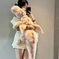 thumbnail image 4 of 150cm Giant White Dragon Plush Toy with Unicorn Horn Flying Pterosaur Dinosaur Pillow Dinosaur Kawaii Holiday Gift Anime Pillow, 4 of 5