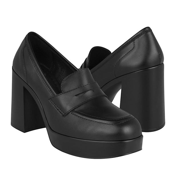 TACONES DAMA NOMADAS 65014 SIMIPIEL NEGRO NOMADAS 65014