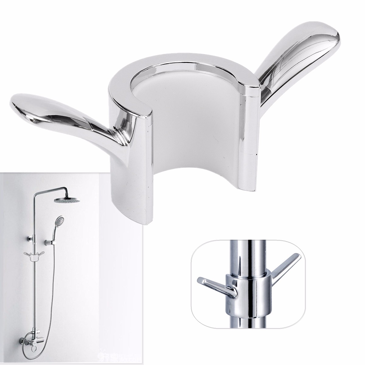 Bathroom Shower Hook Bathing Handheld Shower Pipe Shower Head Showers