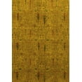 thumbnail image 1 of Ahgly Company Machine Washable Indoor Rectangle Abstract Yellow Modern Area Rugs, 2' x 4', 1 of 4
