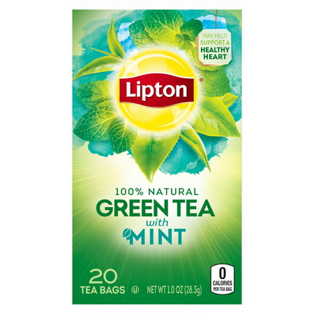 Lipton Mint Green Tea Bags, 20 ct (Best Mint Tea Bags)