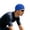 Blue, variant on Outdoor Sports Caps Windproof Sun Protection Sweat Absorbent Cycling Running Adjustable Hat Cycling Cap Blue One Size