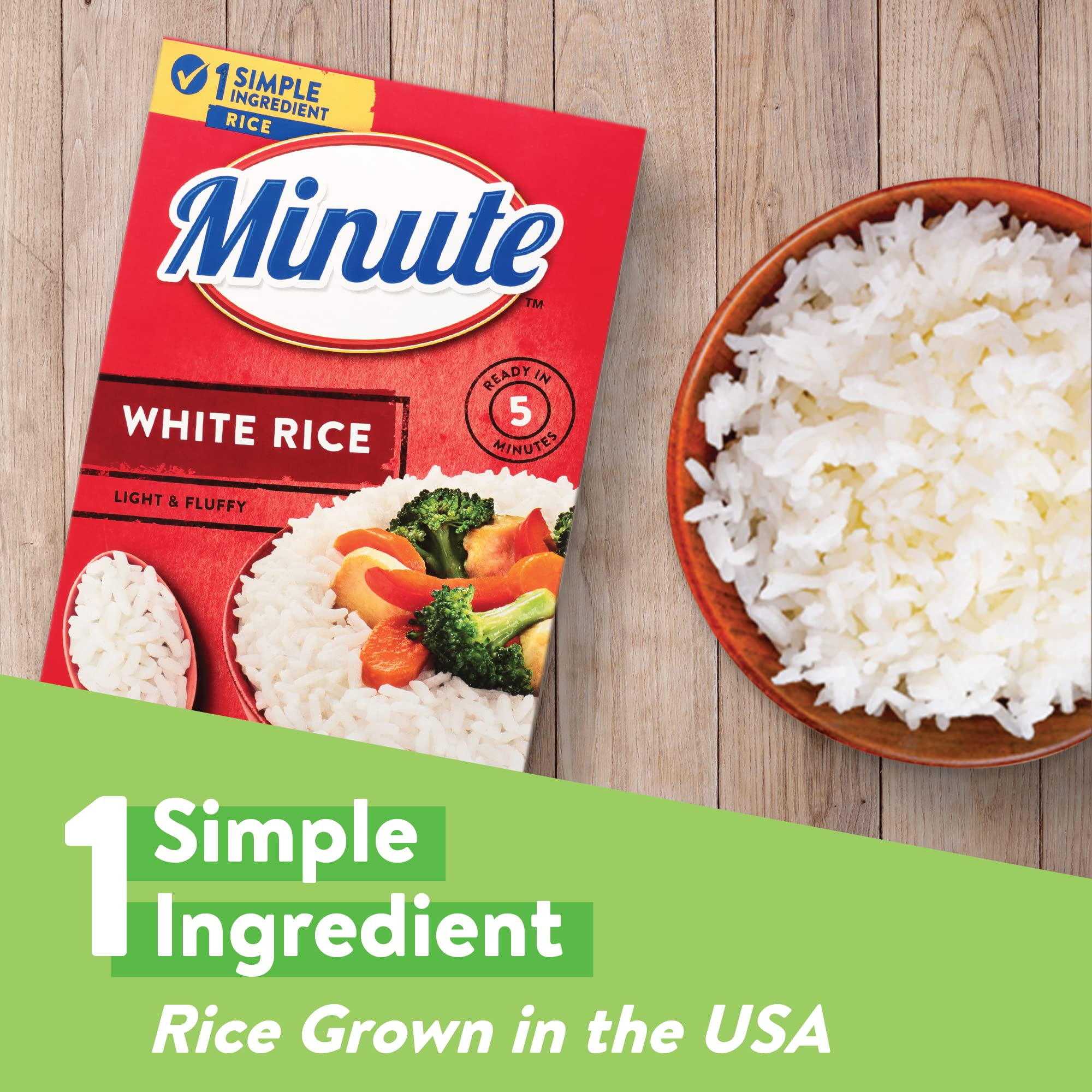 Minute White Rice (72 Oz.) (Pack of 6)