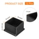 thumbnail image 2 of Uxcell 12 piezas de tapas de patas de silla cuadradas de PVC, protector de piso para patas de silla, negro, 50 x 50 mm, 2 of 6