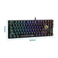 thumbnail image 3 of Teclado Mecánico Gamer Virtual Zone Bora Switch Rojo Retro Iluminado RGB, 3 of 10