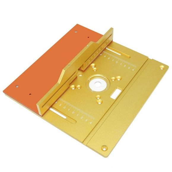 Router Table Insert Plate Woodworking Tool Set with Push Plate Tenoning Fence for Router Table- Set A