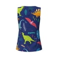 thumbnail image 5 of Sigee Dinosaurs for Women's Workout Tank Top,Running Tank Tops,Sleeveless Gym ClothesSmall, 5 of 8