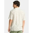 thumbnail image 3 of George Men's Relaxed Fit Viscose Camp Shirt, Sizes S-3XL, 3 of 5