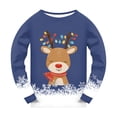 thumbnail image 3 of Gubotare Christmas Pajamas Toddler and Baby Boys Pajamas Sets Pjs Toddler 2 Piece Long Sleeve Sleepwear Kids Clothes Sets 4T 5T (Navy,4-5 Years), 3 of 4