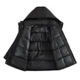 thumbnail image 5 of Auroural Toddler Boys Jackets and Coats 5T Children's Winter Solid Color Long Sleeves Hooded Zipper Quilted Coat Keep Warm Coat Kids 3-12 Year, 5 of 5