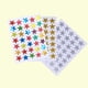thumbnail image 1 of 30 hojas de pegatinas de estrellas doradas y plateadas, autoadhesivas y coloridas., 1 of 7