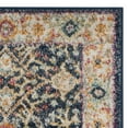 thumbnail image 5 of SAFAVIEH Madison Robina Traditional Runner Rug, Navy/Cream, 2'3" x 8', 5 of 6