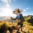 thumbnail image 4 of Dxssxc Stay Cool Wide-Brimmed Hat with Solar Fan, Breathable Sun Protection for Men Women, Perfect for Fishing Hiking and Outdoor Work., 4 of 5