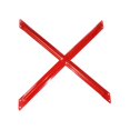 thumbnail image 2 of Accesorio de escalera, soporte cruzado, soporte adicional seguro, aleación de aluminio, barra Diagonal roja, accesorios de escalera de ático en espiga Zulema Piezas de escalera, 2 of 7