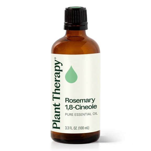 Plant Therapy Rosemary Essential Oil 100% Pure, Undiluted, Natural Aromatherapy 100 mL (3.3 fl oz)