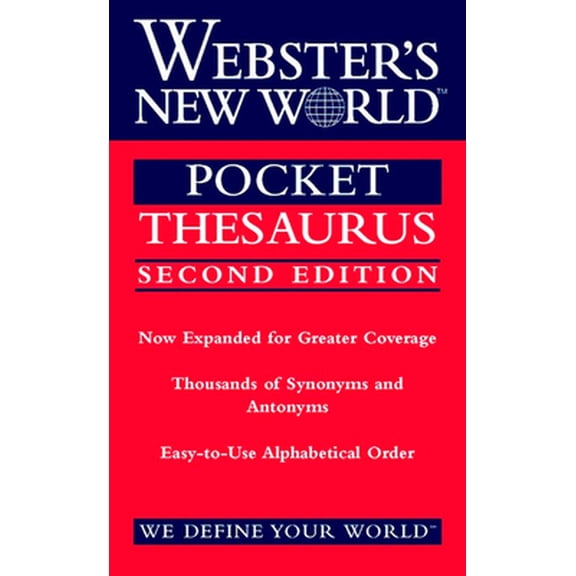 Pre-Owned Webster's New World Pocket Thesaurus, Second Edition (Paperback) by Charlton Laird