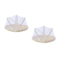 thumbnail image 6 of unbranded 2pcs Woven Bamboo Storage Basket Anti- Cover Bamboo Woven Basket for Home, 6 of 8