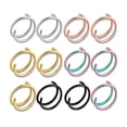 thumbnail image 3 of 5 Pcs Double Hoop Nose Ring For Single Piercing Nose Rings Hoops, Double Nose Rings For Women, Spiral Nose Ring Hoop, 3 of 5