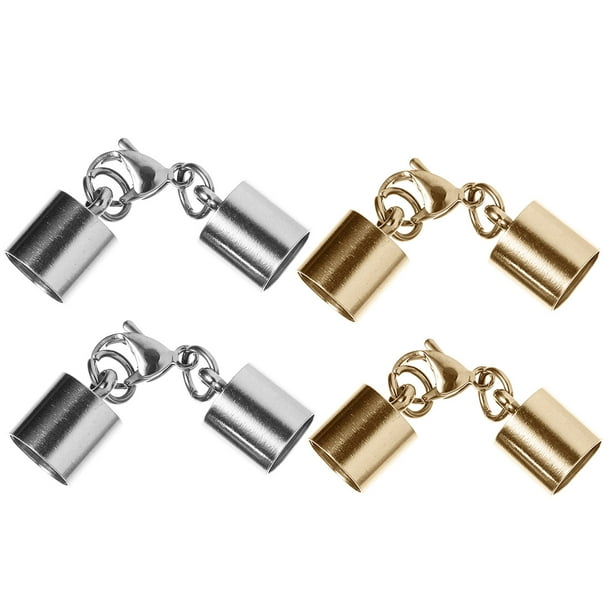 ColoMX 4pcs piezas de joyería de bricolaje accesorios de pulsera hebilla de acero inoxidable para bricolaje