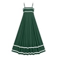 thumbnail image 6 of YuXingFu Wedding Guest Dresses for Women Maxi Crew Neck Plus Size Womens Dress Sleeveless for Beach Long Casual Summer Green L, 6 of 6