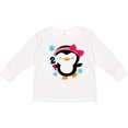 thumbnail image 3 of Inktastic 2nd Birthday Cute Penguin 2 Year Old Girl Girls Long Sleeve Toddler T-Shirt, 3 of 5
