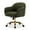 Green, variant on JURANYAZHU Velvet Office Chair, Ergonomic Desk Chair with Adjustable Height, 360° Swivel, Padded Armrests for Home Office, Green
