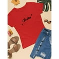 thumbnail image 3 of Vacation Mode Airplane Line T-Shirt Women -Image by Shutterstock, Female x-Large, 3 of 4