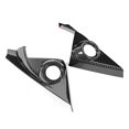thumbnail image 4 of 2pcs A‑Pillar Speaker Trim Cover Carbon Fiber Style Decoration Fit for Honda Civic 10th 16‑19, 4 of 5