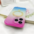 thumbnail image 4 of Magnetic for iPhone 13 Pro Max Phone Case for Women/Men, MagSafe Gradation Color Glitter Hard Case, Military Grade Drop Protection Shockproof Protective Case 6.7inch- Purple Gradation Blue, 4 of 7