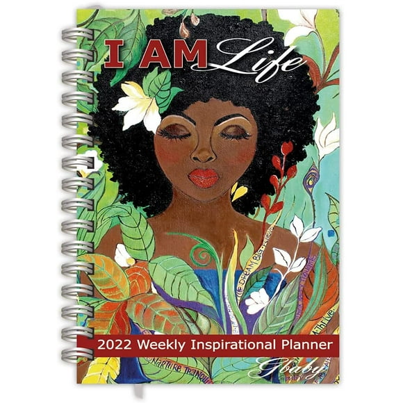 2022 African American Weekly Planner, I Am Life, 5.375 x 8.375 inches (IP30)