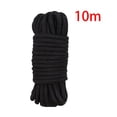 thumbnail image 4 of Miulika Camping Clothesline Laundry Drying Line Paracord Multipurpose Braided Cotton Rope Washing Line Indoor for Boating RV Bathroom 10m Black, 4 of 9