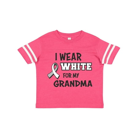 

Inktastic I Wear White for My Grandma Gift Toddler Boy or Toddler Girl T-Shirt