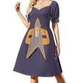 thumbnail image 3 of de 9 - Star trek Voyager Vestido de manga corta Vestidos de fiesta para mujer Vestido de manga larga Ropa de mujer vestidos para mujer, 3 of 7