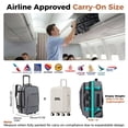 thumbnail image 6 of Fegat Rolling Vacuum Backpack Travel,New Upgrade 70L Carry-On Backpack with Wheels,One-Button Vacuum Compression System, Built-In Electric Pump, TSA Lock, Expandable for Travel Business, 6 of 10