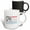 Multicolor, variant on 3drose, Text Cph Copenhagen, Denmark, Coordinates. Around the World by Air, 11oz Two-tone Black Mug