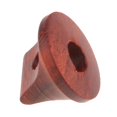 thumbnail image 3 of Solid Wood Chinese Erhu Solid Wood Bridge For String Instrument - Red with Bottom Hole, as described, 3 of 10
