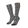 thumbnail image 2 of Haiem Colorful Mushrooms Socks, Funny Novelty Crazy Design Cotton Socks Sports Socks Knee High Socks For Men, Women,1Pairs - Gift For Working Friends, 2 of 9
