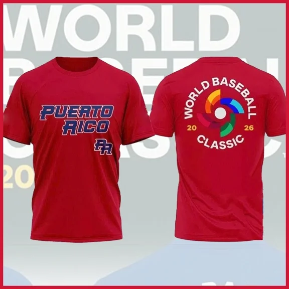 Puerto Rico 2026 World Baseball Unisex T-shirt For Fan