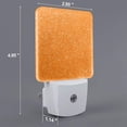 thumbnail image 2 of Honeii Orange Glitter2 Print LED Night Light with Light Sensor, Night Lights Plug Into Wall,Ideal for Bedrooms and Hallways-UK, 2 of 7
