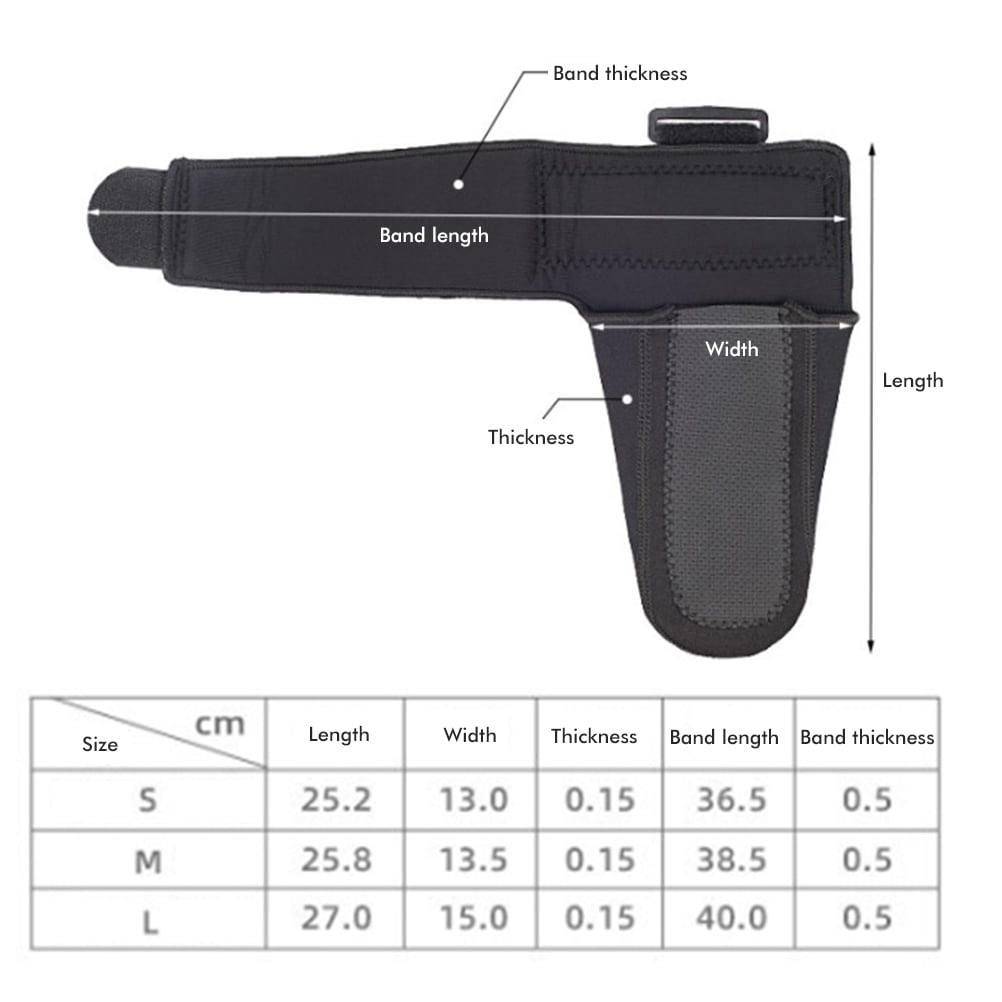 Foot Drop Stabilization Orthosis Foot Drop Support Ankle Brace for Plantar Fascia and Foot Prolapse