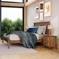Grain Wood Furniture Greenport Solid Wood Platform Bed, Full Size
