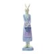 thumbnail image 2 of Figura de conejo de resina, decoración de conejo de Pascua, artesanías, adorable estatua decorativa de hecha a mano, adorno de escritorio para oficina elegante, 2 of 9