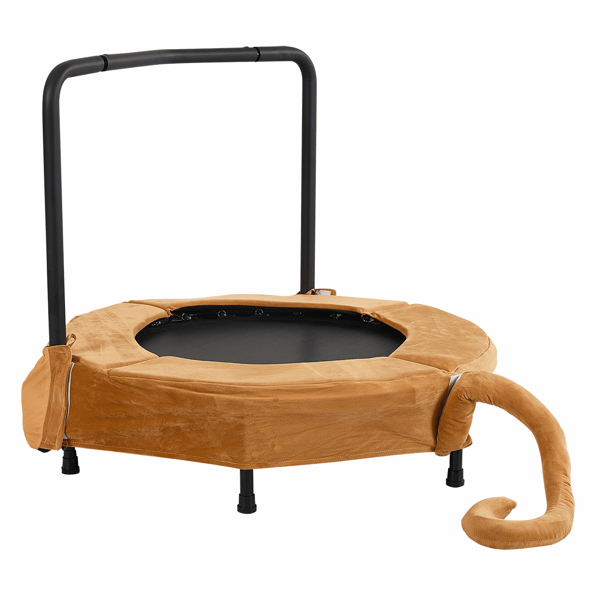 Seizeen Kids Trampoline for Toddler, 36’’ Mini Foldable Trampoline with Handle, Cute Monkey Small Rebounder as Birthday, Christmas Gift for 3-7 Years Boys & Girls