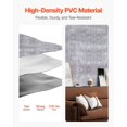 thumbnail image 5 of Self Adhesive Waterproof Wallpaper 15.7 x 590.5 Inches Dark Gray Industrial Style Easy Clean for Bedroom Kitchen Bathroom Office Wall Decoration, 5 of 6