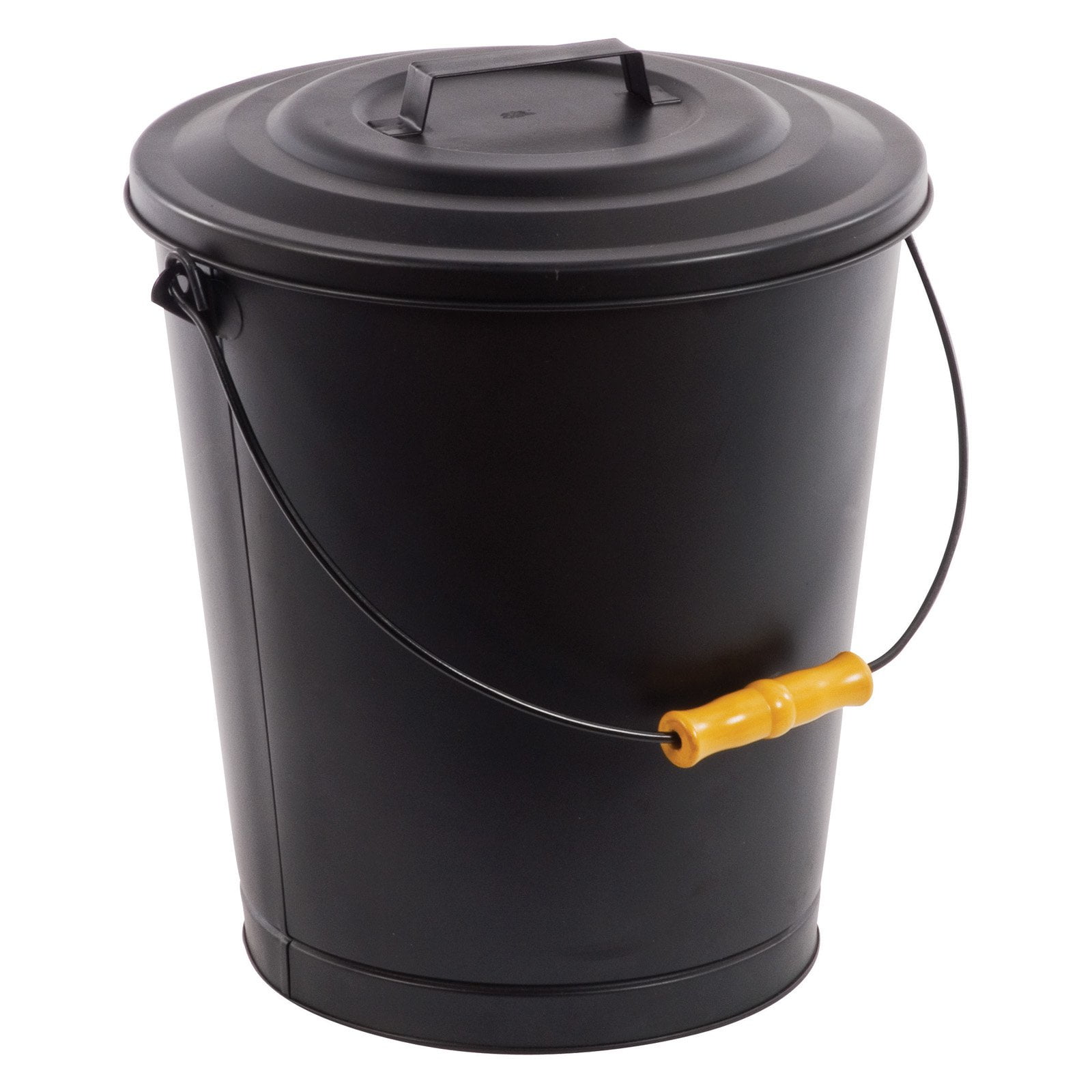 Pleasant Hearth Fireplace Ash Bucket with Lid