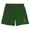 thumbnail image 3 of Harry Potter Slytherin Crest Mens Lined Mesh Shorts, Hunter Green, Small, 3 of 6